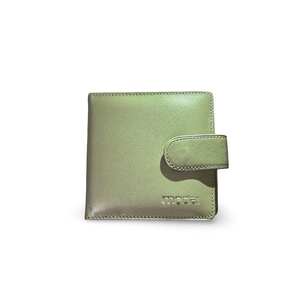 Moda Spana Minimalist Leather Wallet light gold